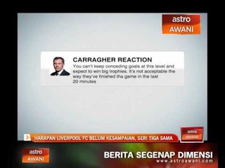 Harapan Liverpool FC belum  kesampaian, seri 3-3