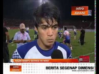 Nazmi Faiz mampu beraksi 90 minit