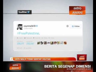 Zayn Malik tidak gentar ugutan