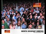 Sambutan gembira di Berllin, duka di Buenos Aires