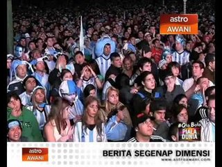 Sambutan gembira di Berllin, duka di Buenos Aires