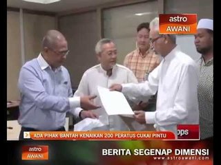 Ada pihak bantah kenaikan 200 peratus cukai pintu