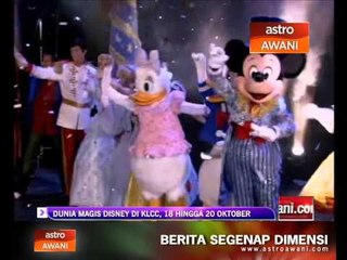 Dunia Magis Disney bakal berada di KLCC dari 18 hingga 20 Oktober