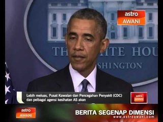 AS bimbang virus Ebola merebak pantas