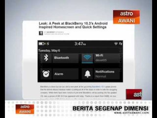 BlackBerry 10.3 dijangka keluar pada hujung tahun