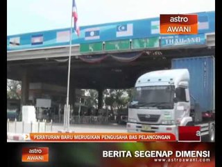 Peraturan baru merugikan pengusaha bas pelancongan