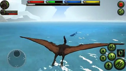 Funny flying mosasaur glitch! - ultimate dinosaur simulator