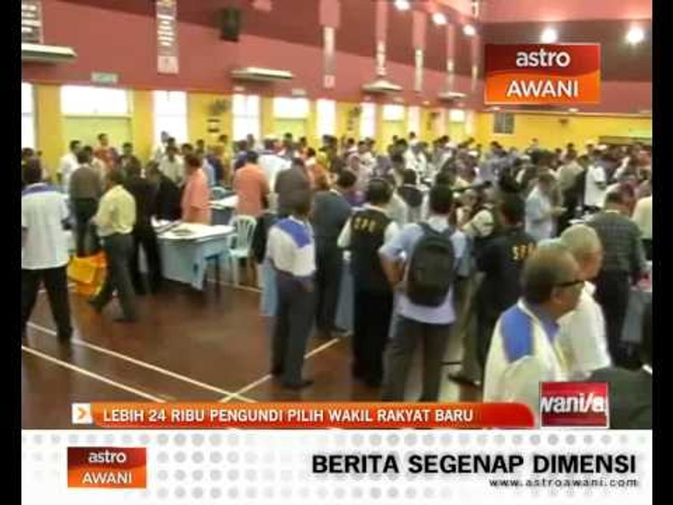 Lebih 24 ribu pengundi pilih wakil rakyat baru