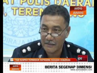Tiga suspek termasuk sepasang kekasih diberkas