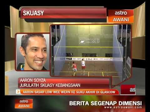 Aaron sasar Low Wee Wern ke suku akhir di Glasgow