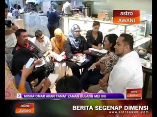 Misha Omar akan tamat zaman bujang Mei ini