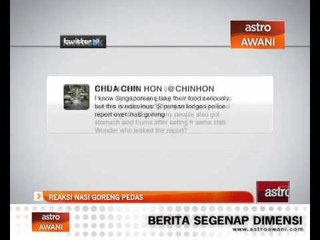 Reaksi nasi goreng pedas