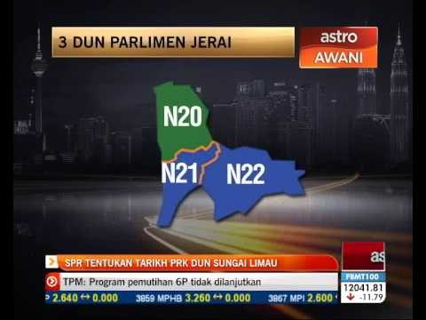 SPR putuskan tarikh penamaan calon, pilihan raya kecil DUN Sg Limau