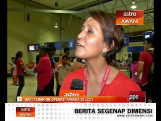 Hari terakhir operasi AirAsia di LCCT