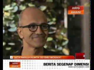 Satya Nadella dinamakan sebagai CEO baru Microsoft