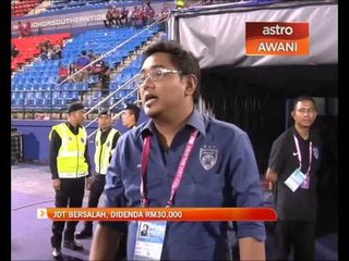 JDT bersalah, didenda RM30,000
