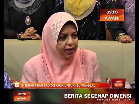 Insurans dan kad diskaun untuk ibu tunggal