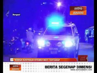Warga Australia ditemui mati tertiarap