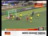 Malaysia tumpas 2-0 kepada England