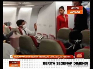 Penumpang dari Jeddah meninggal dunia dalam pesawat