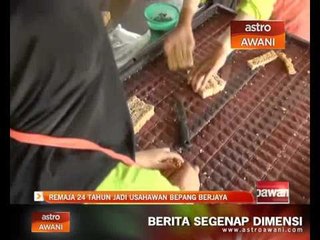 Remaja 24 tahun jadi usahawan bepang berjaya