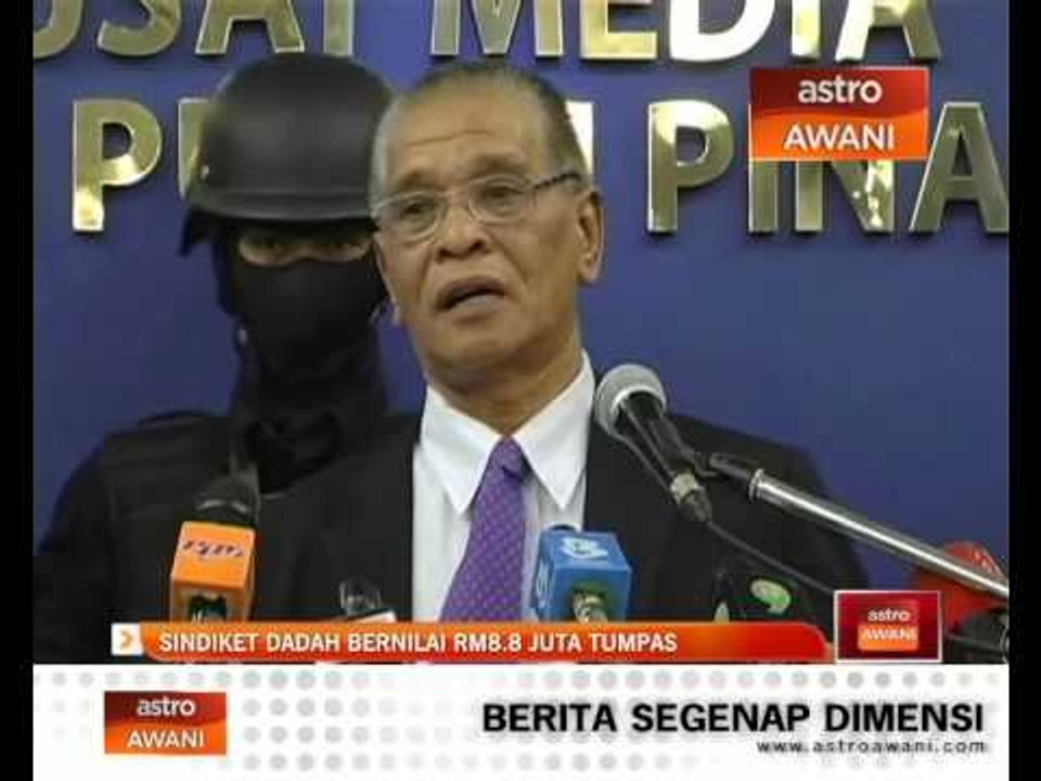 Sindiket dadah bernilai RM8.8 juta tumpas