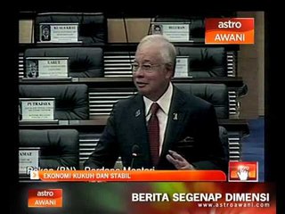 Ekonomi negara kukuh dan stabil