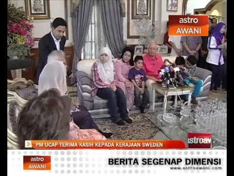 PM ucap terima kasih kepada kerajaan Sweden