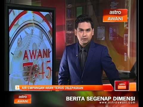 Air empangan akan terus dilepaskan
