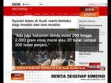 Hudud di Aceh sah terpakai ke atas umat Islam, bukan Islam