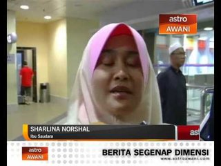 Empat beradik tiba di kampung halaman