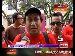 Piket minta kembalikan seniman