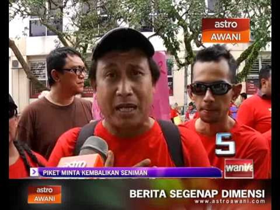 Piket minta kembalikan seniman