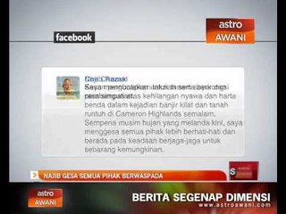 Najib gesa semua pihak berwaspada