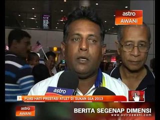 Puas hati prestasi atlet di Sukan SEA 2013