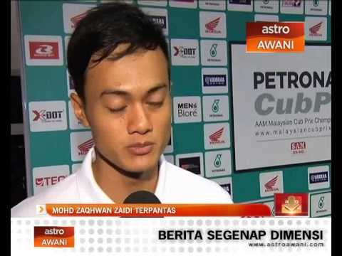 Cub Prix: Mohd Zaqhwan Zaidi terpantas