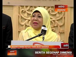 Download Video: Majoriti waris setuju tidak buka keranda