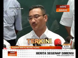 MAS maklumkan akan menjaga kebajikan keluarga penumpang MH370