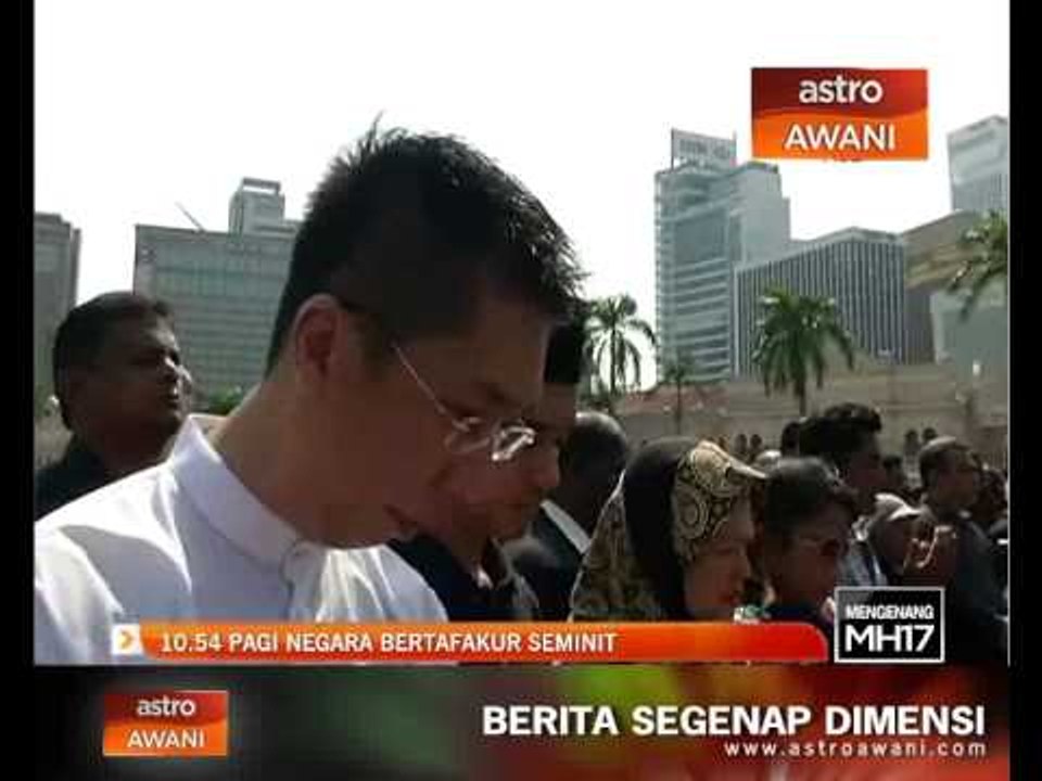 Berkumpul untuk bertafakur di Dataran Merdeka