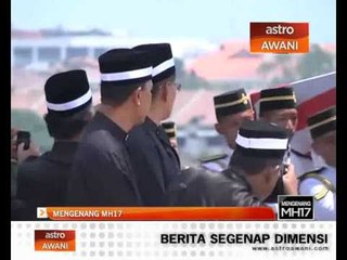 Ketibaan jenazah dan mendiang di Ipoh