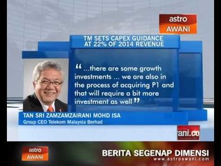 TM sets CAPEX guidance at 22% of 2014 revenue