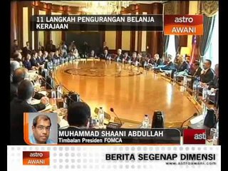 11 langkah pengurangan belanja kerajaan