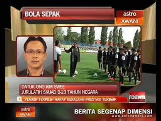 Pemain terpilih harap kekalkan prestasi terbaik