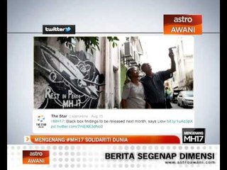 Mengenang #MH17 solidariti dunia