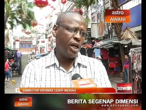 Sambutan Krismas di Malaysia lebih meriah