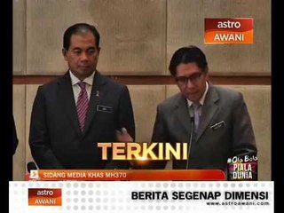 MH370 press conference June 9, 2014 3:30pm