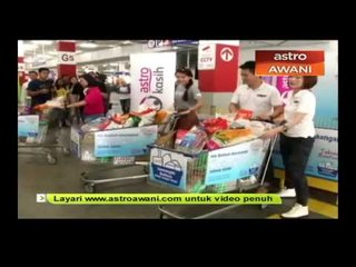 Projek bantuan banjir inisiatif Astro-Tesco