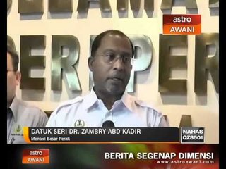 Amaran kepada orang Perak jangan memecah ban