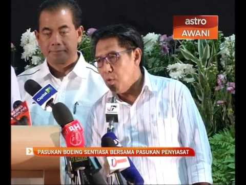 Pasukan Boeing sentiasa bersama pasukan penyiasat