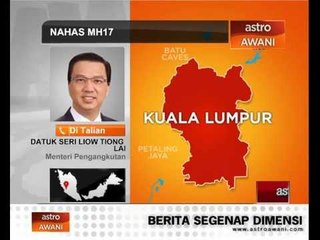 Tragedi pesawat MH17: Reaksi Menteri Pengangkutan